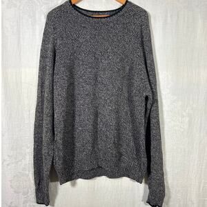 Vintage Sweater XL Gray Heathered Crew Neck Boxy Grunge
